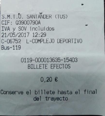 Billete de efectos